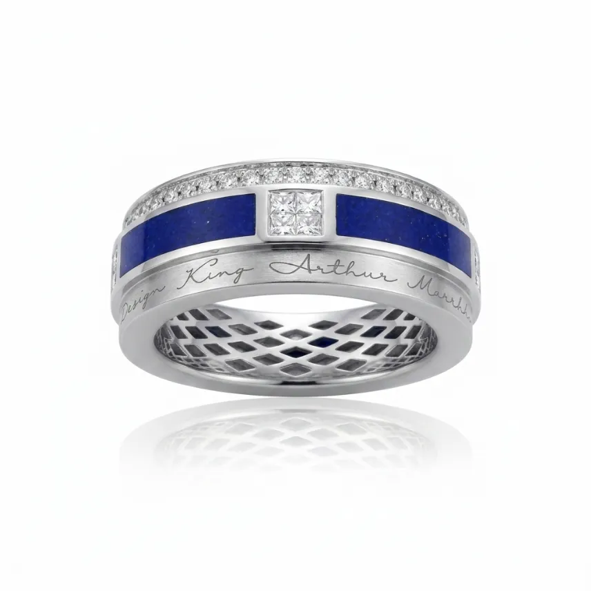 Sapphire Line Ring