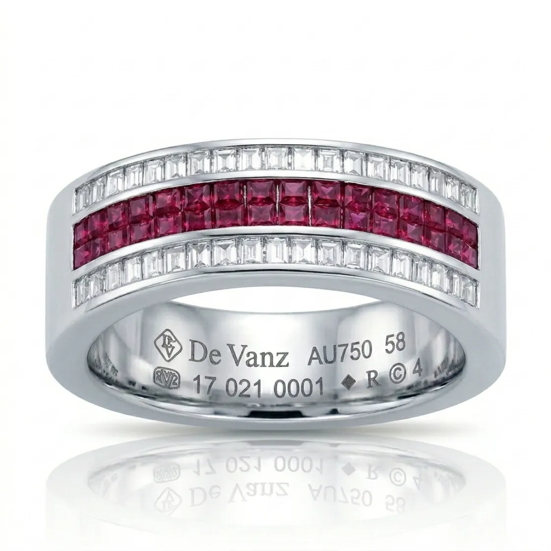 Ruby Rosette Ring
